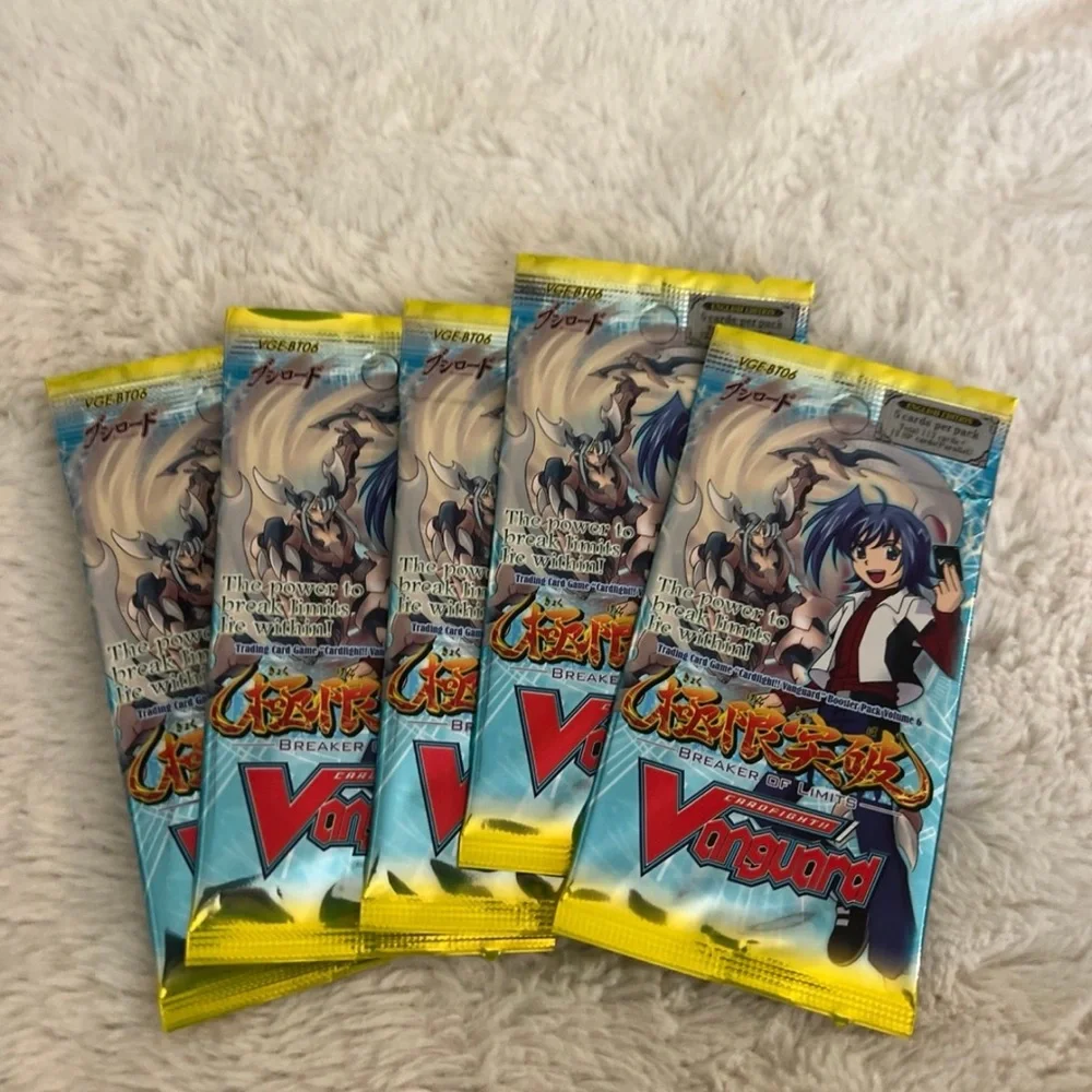 5 Packs Cardfight Vanguard Breaker Of Limits Booster Pack